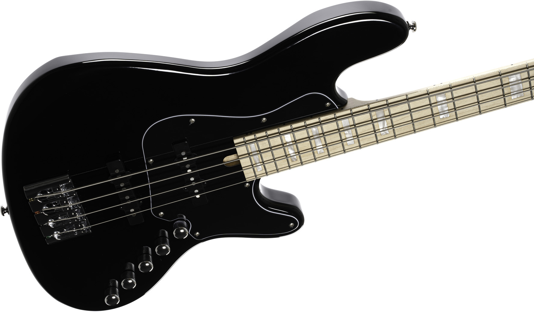 Cort Elrick Njs 4c Active Bartolini Mn - Black - Solidbody E-bass - Variation 2