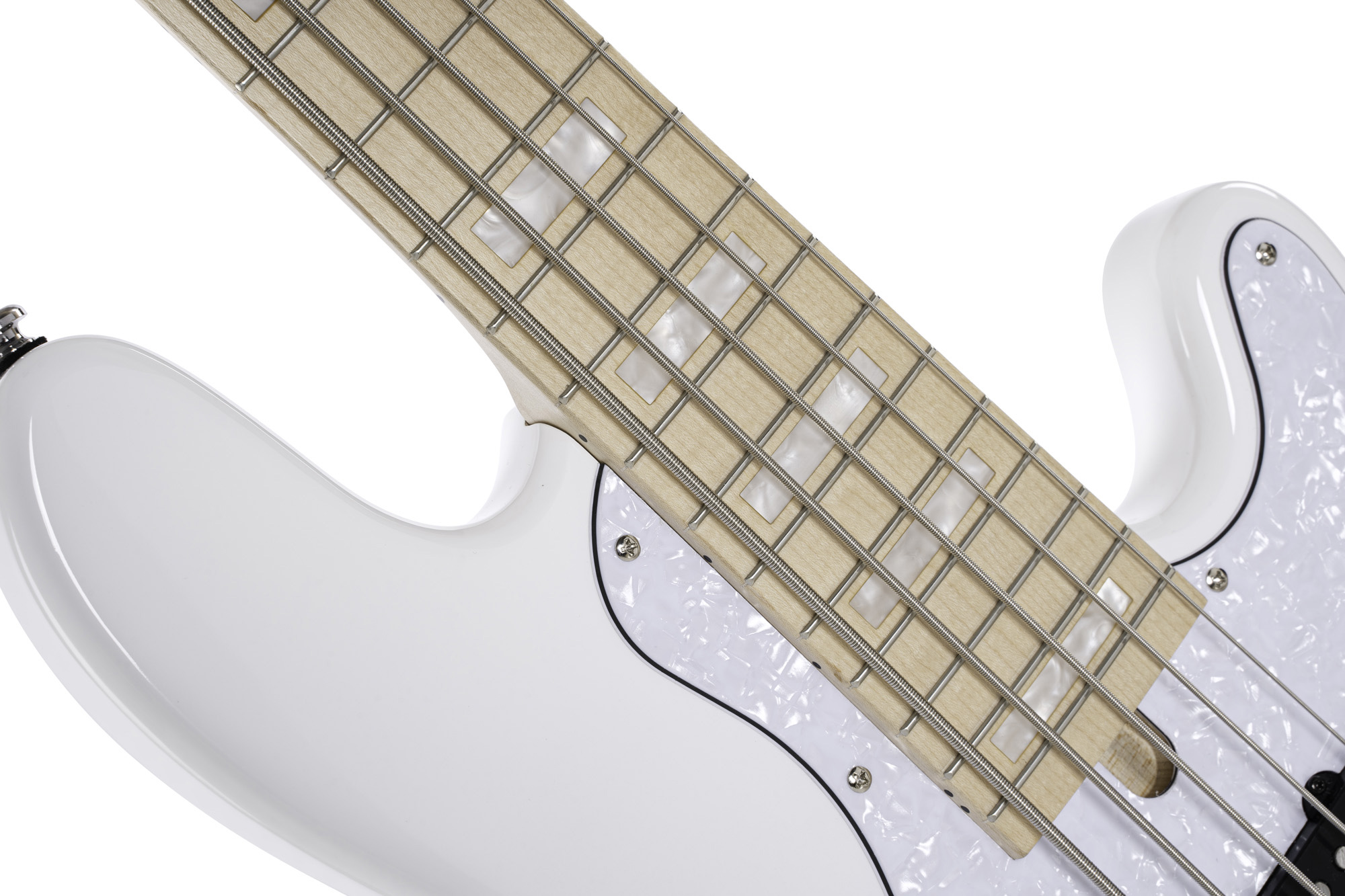 Cort Elrick Njs 5c Active Bartolini Mn - White - Solidbody E-bass - Variation 4