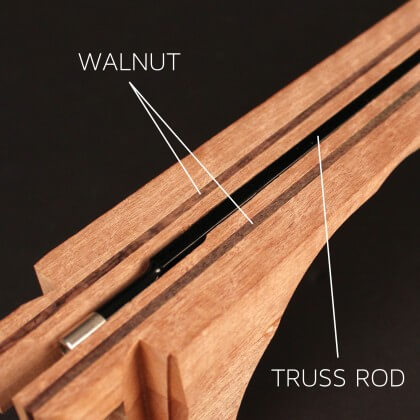 Cort Flow Oc Om Cw Cedre Acajou Eb - Natural Satin - Folk-Gitarre - Variation 11