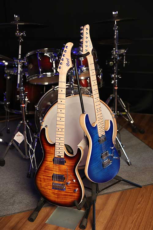 Cort G290 Fat Bbb Hh Trem Mn - Blue Burst - E-Gitarre in Str-Form - Variation 5