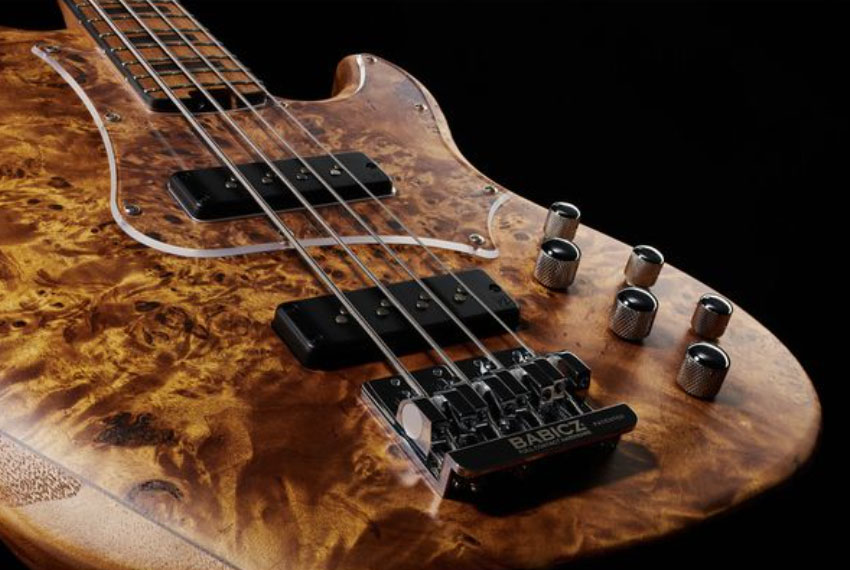 Cort Gb Modern 4 Active Mn - Open Pore Vintage Natural - Solidbody E-bass - Variation 3