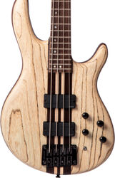 Solidbody e-bass Cort A4 Ultra Ash - Etched natural black