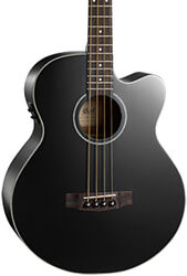 Akustische bass Cort AB850FB + Housse - Black gloss