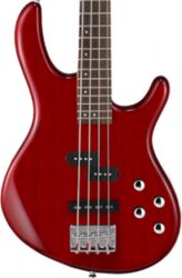 Solidbody e-bass Cort Action Bass Plus TR - Trans red