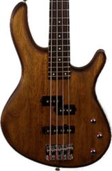 Solidbody e-bass Cort Action PJ OPW - Open pore walnut