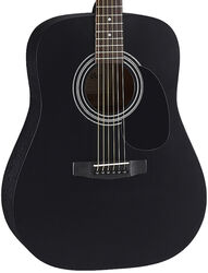 Folk-gitarre Cort AD810 - Black satin