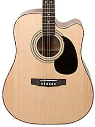 Folk-gitarre Cort AD880CE - Natural satin