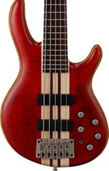 Solidbody e-bass Cort Artisan 5 Plus - Cherry red