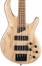 Solidbody e-bass Cort Artisan B4 Element - Open pore natural