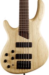 Solidbody e-bass Cort B5 Plus AS Left-Handed OPN - Open pore natural