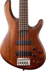 Solidbody e-bass Cort B5 Plus MH OPM - Open pore mahogany