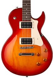 Single-cut-e-gitarre Cort CR100 CRS - Cherry red sunburst