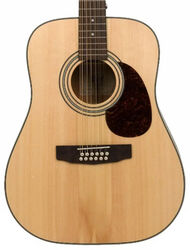 Folk-gitarre Cort Earth70-12 - Natural open pore