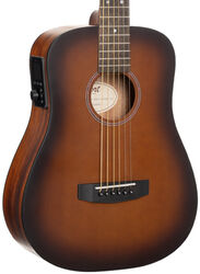 Folk-gitarre Cort Earth Go Hyvibe - Brown burst