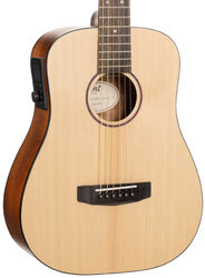 Folk-gitarre Cort Earth Go Hyvibe - Natural