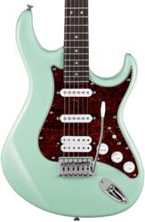 E-gitarre in str-form Cort G110 CGN TORTOISE PICKGUARD - Caribbean green