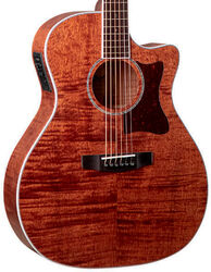 Folk-gitarre Cort Grand Regal GA5F-FMH - Natural Open Pore
