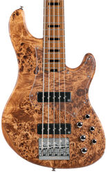 Solidbody e-bass Cort GB-Modern 5 - Open pore vintage natural