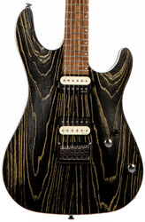 E-gitarre in str-form Cort KX300 - Etched black gold