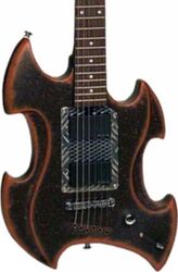 E-gitarre aus metall Cort Moscato 2 Ltd - Dark brown