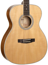 Folk-gitarre Cort Pure-O OM - Natural satin