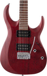 E-gitarre in str-form Cort X100 - Open pore black cherry