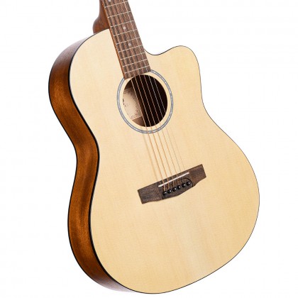 Cort Jade1 Concert Cw Epicea Acajou Mer - Natural Open Pore - Westerngitarre & electro - Variation 1