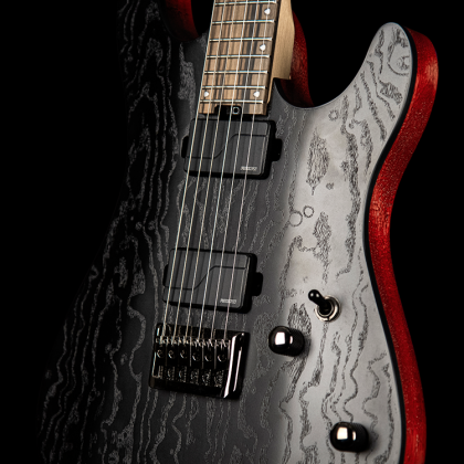 Cort Kx500 Hh Fishman Fluence Ht Eb - Etched Black - E-Gitarre in Str-Form - Variation 1