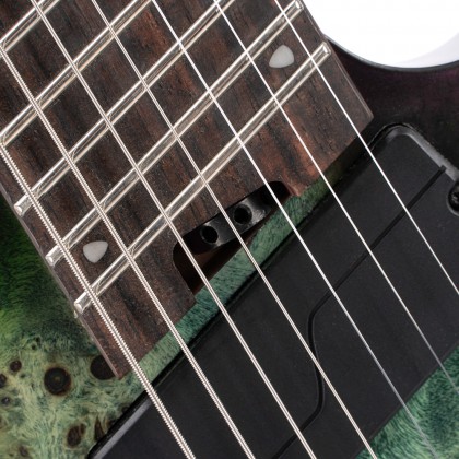 Cort Kx507 Multi Scale 7c Hh Fishman Fluence Ht Eb - Star Dust Green - 7-saitige E-Gitarre - Variation 2