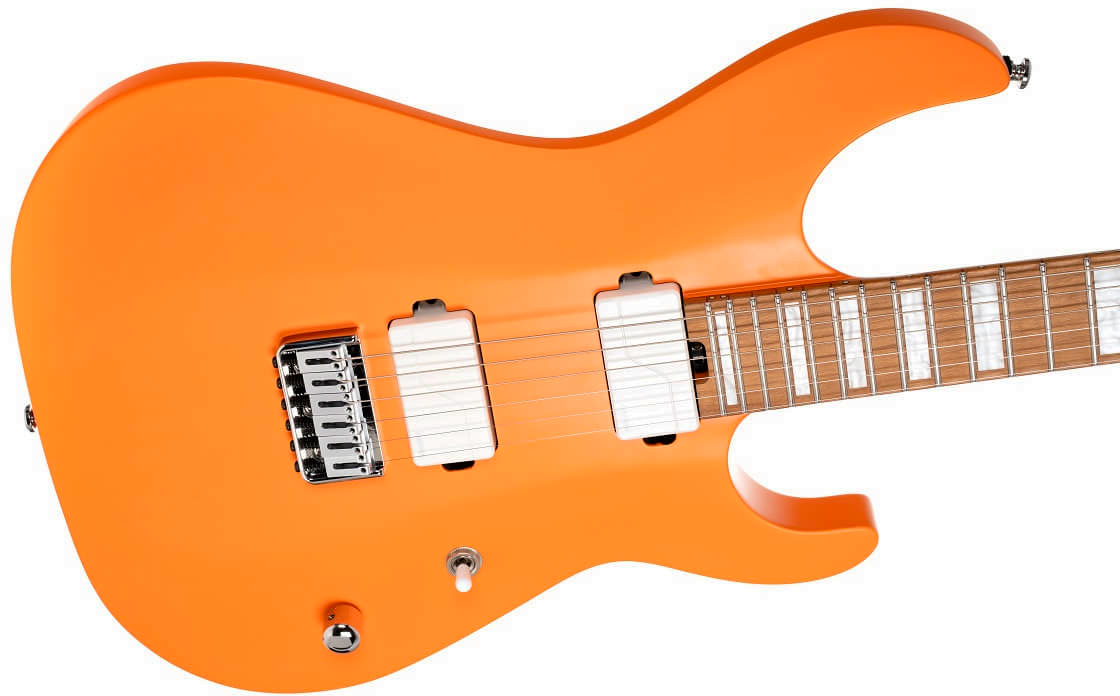 Cort Kx600 Infinite 2h Fishman Fluence Ht Mn - Orange Crush Satin - E-Gitarre in Str-Form - Variation 2
