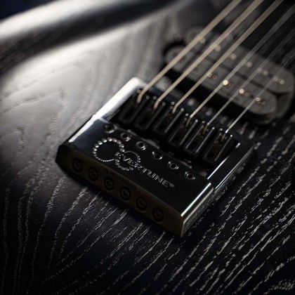 Cort Kx700 Evertune 2h Seymour Duncan Ht Eb - Open Pore Black - E-Gitarre aus Metall - Variation 2