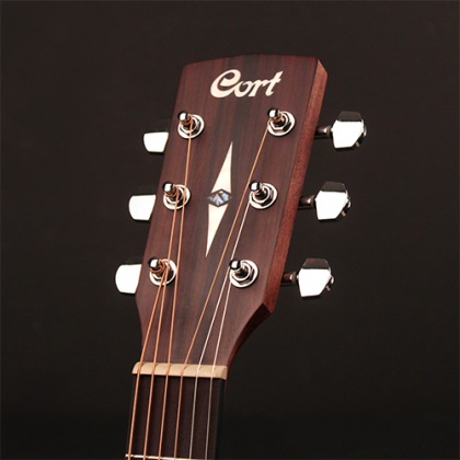 Cort Luce Bevel Cut Epicea Acajou Ova - Natural Open Pore - Westerngitarre & electro - Variation 4