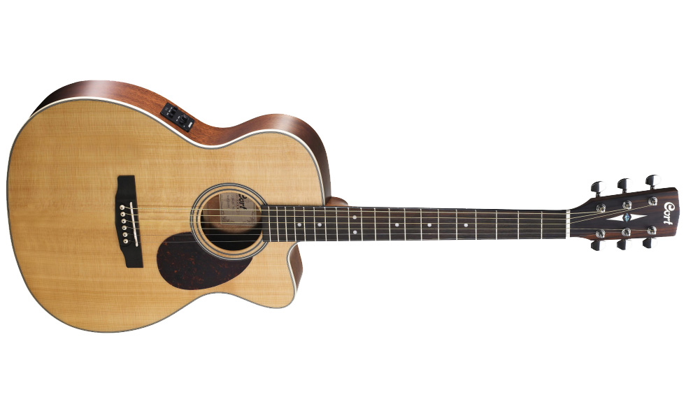 Cort L100-oc Ns Om Orchestra Model Cw Epicea Acajou - Natural Satin - Elektroakustische Gitarre - Variation 1