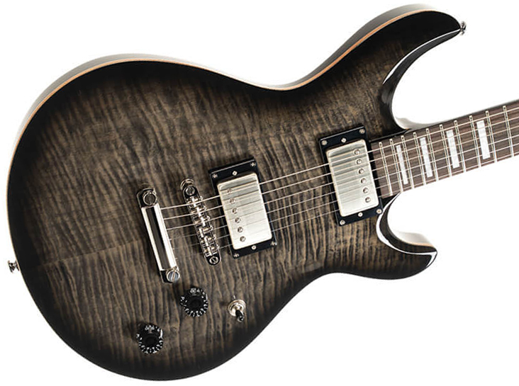 Cort M600 2h Ht Rw - Trans Black Burst - Double Cut E-Gitarre - Variation 2