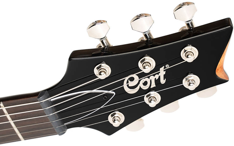 Cort M600 2h Ht Rw - Trans Black Burst - Double Cut E-Gitarre - Variation 4