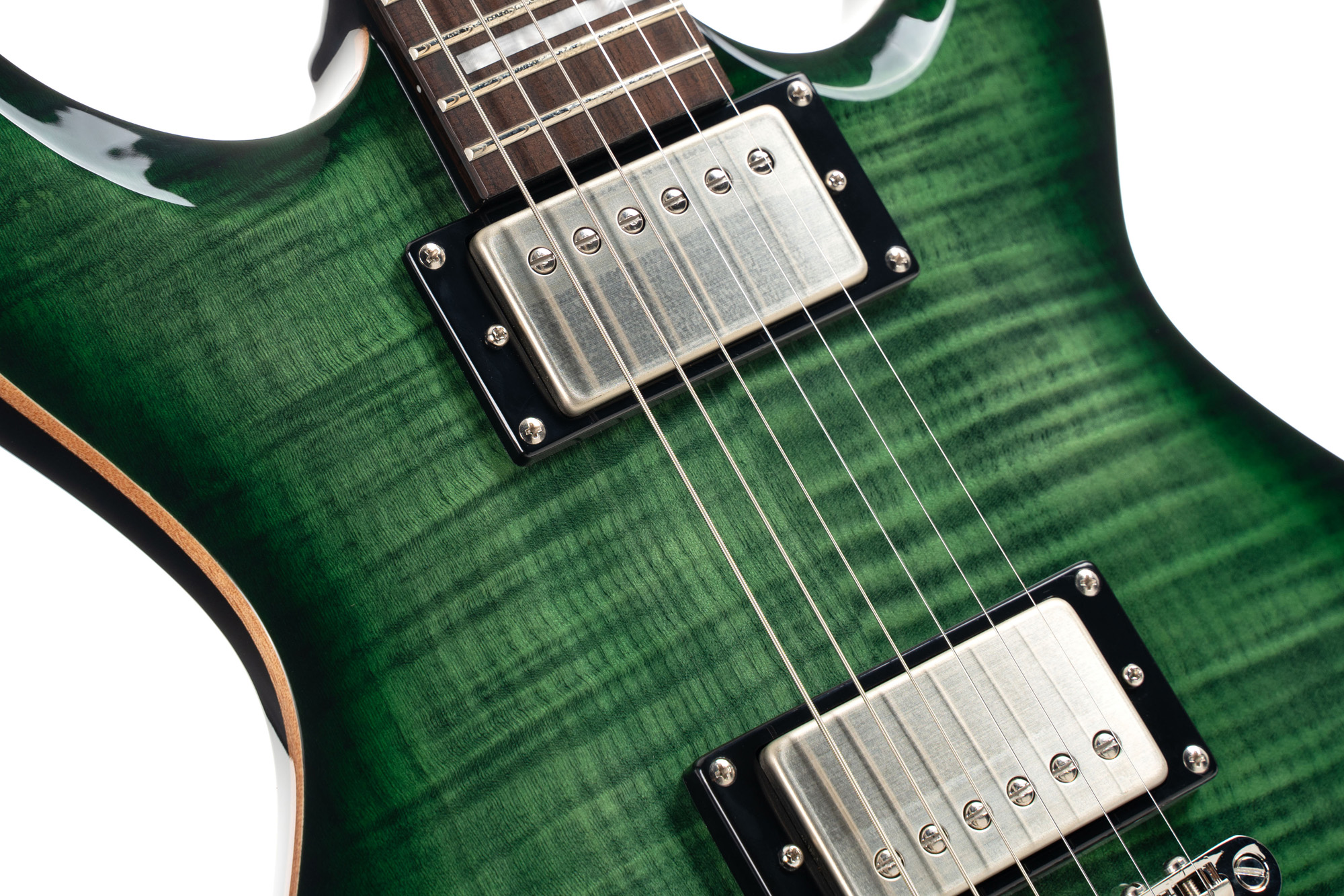 Cort M600tgb  Hh Ht Rw - Trans Green Burst - Double Cut E-Gitarre - Variation 2