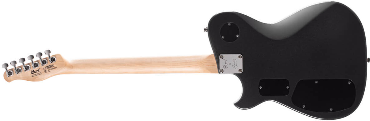 Cort Matthew Bellamy Mbm2 Sustainiac Meta Signature 2h Ht Lau - Satin Black - E-Gitarre in Teleform - Variation 1