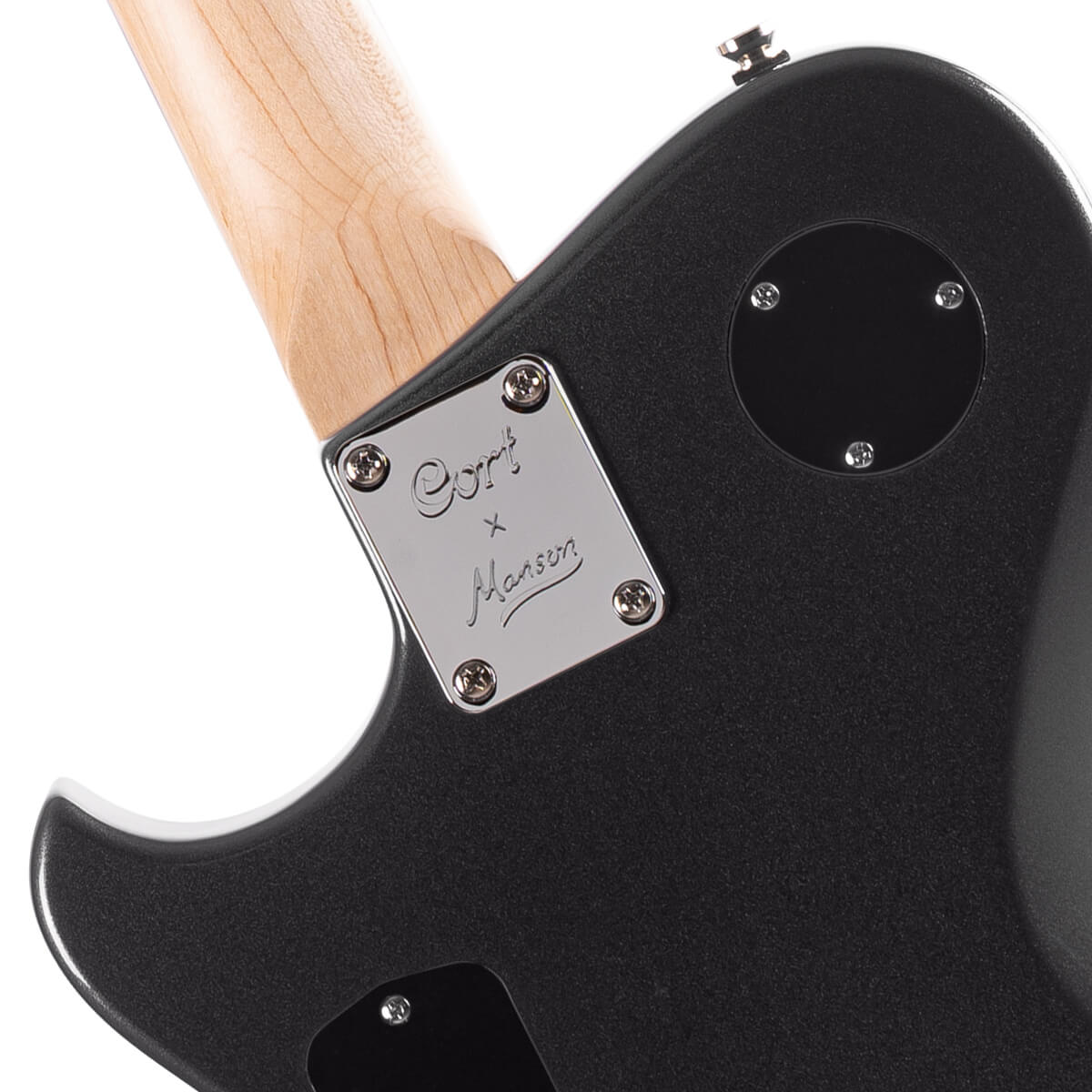 Cort Matthew Bellamy Mbm2 Sustainiac Meta Signature 2h Ht Lau - Satin Black - E-Gitarre in Teleform - Variation 2
