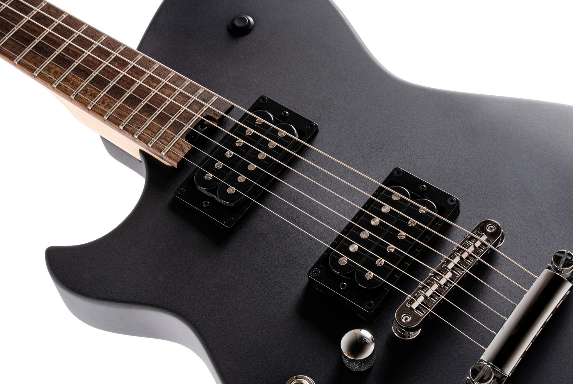 Cort Matthew Bellamy Mbm2h Gaucher Signature 2h Ht Lau - Satin Black - E-Gitarre in Teleform - Variation 2