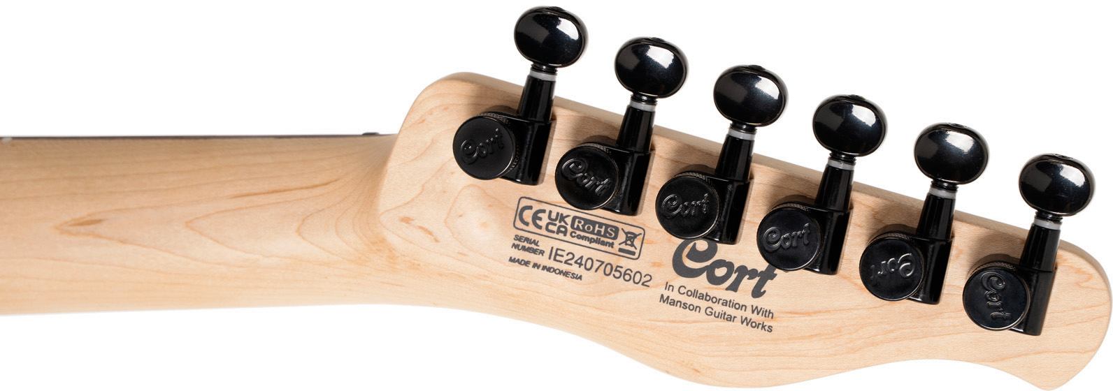 Cort Matthew Bellamy Mbm2h Gaucher Signature 2h Ht Lau - Satin Olive Green - E-Gitarre in Teleform - Variation 5