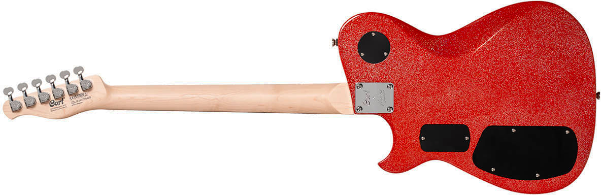 Cort Matthew Bellamy Mbm2h Meta Signature 2h Ht Lau - Red Sparkle - E-Gitarre in Teleform - Variation 1