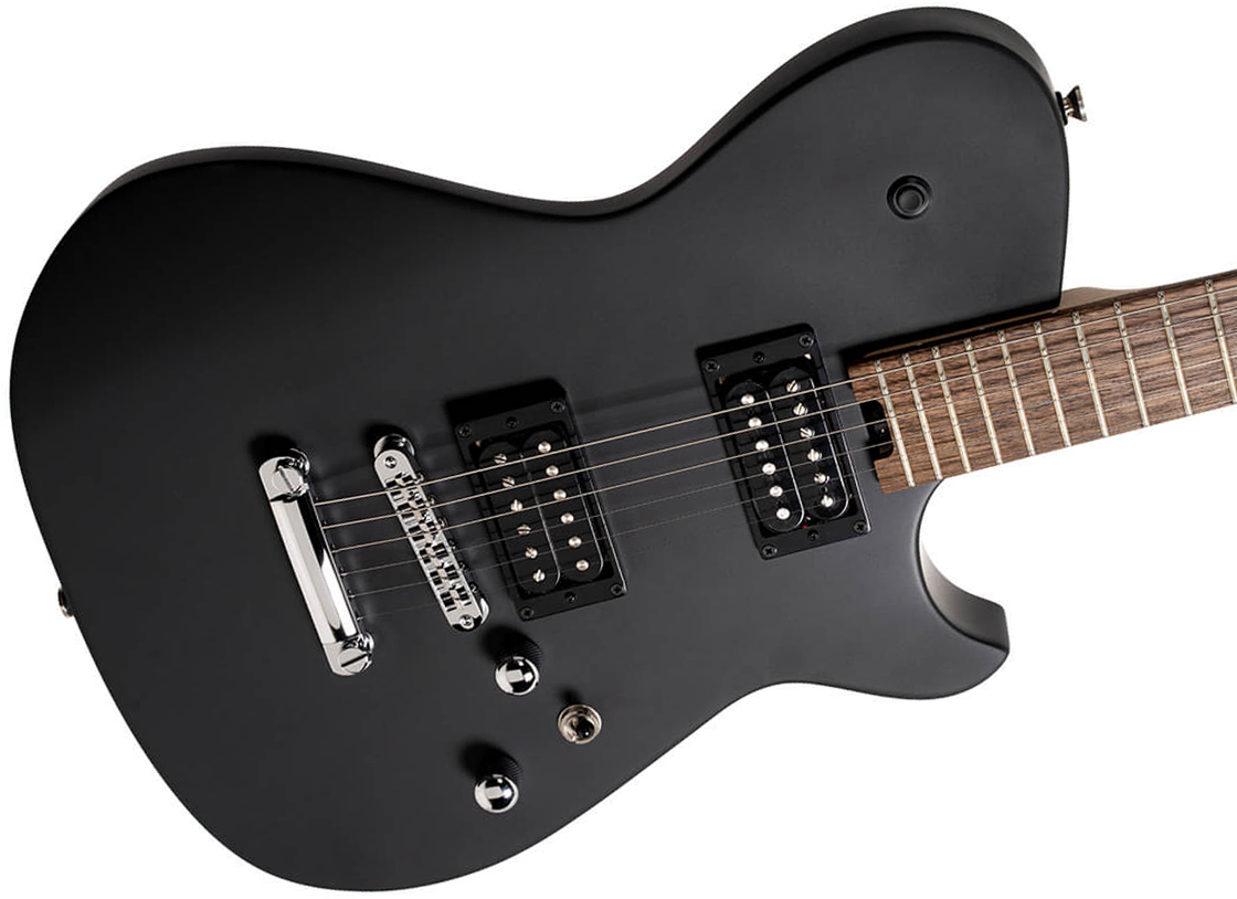 Cort Matthew Bellamy Mbm2h Meta Signature 2h Ht Lau - Satin Black - E-Gitarre in Teleform - Variation 2