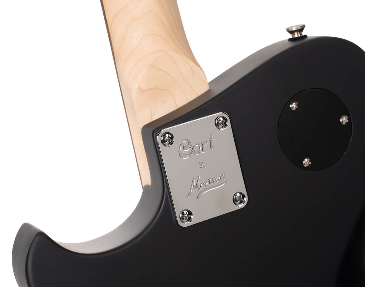 Cort Matthew Bellamy Mbm2h Meta Signature 2h Ht Lau - Satin Black - E-Gitarre in Teleform - Variation 3