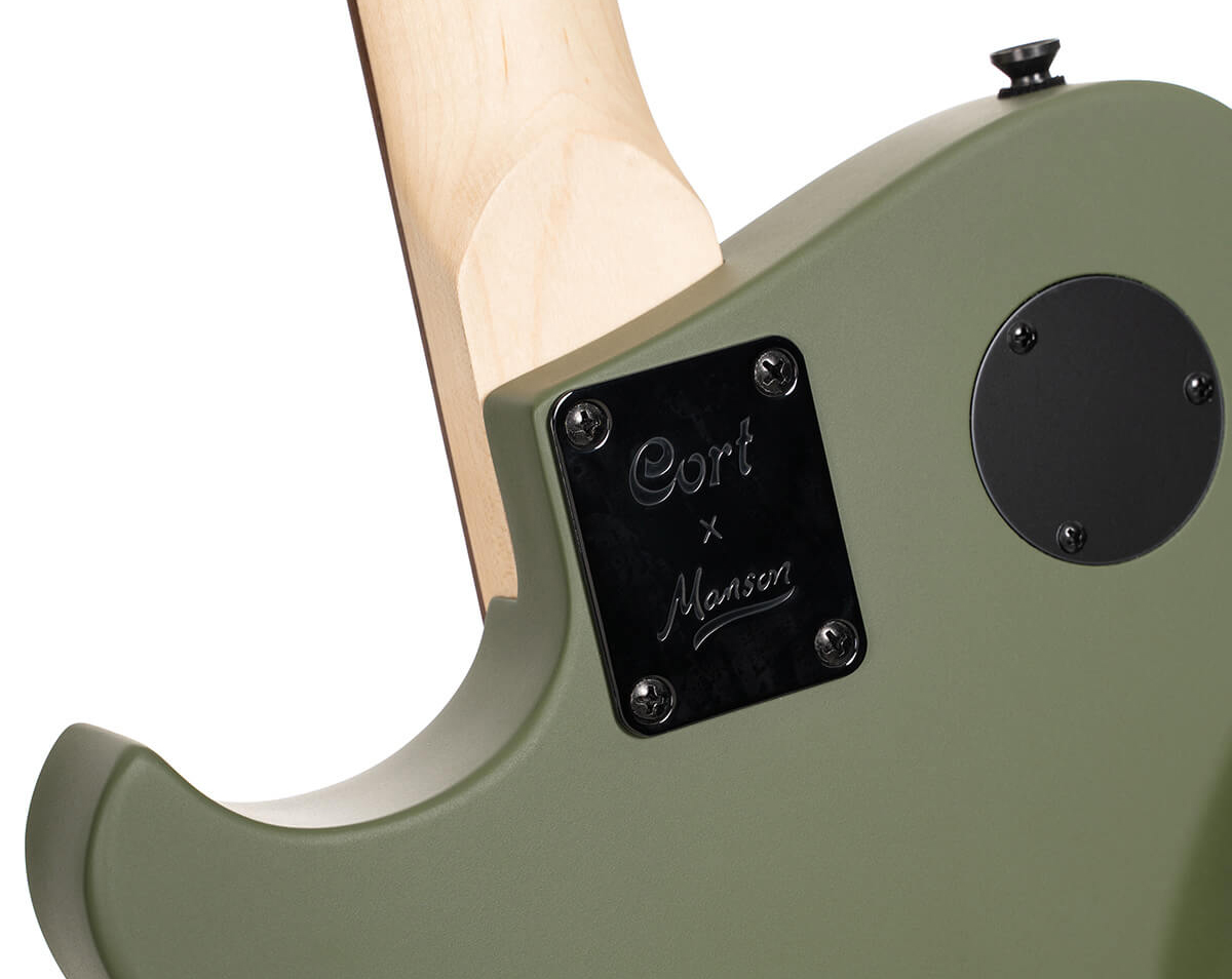 Cort Matthew Bellamy Mbm2h Meta Signature 2h Ht Lau - Satin Olive Green - E-Gitarre in Teleform - Variation 3
