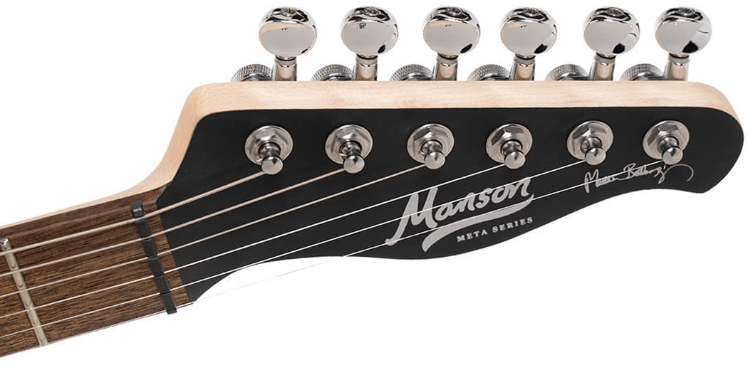 Cort Matthew Bellamy Mbm2h Meta Signature 2h Ht Lau - Satin Black - E-Gitarre in Teleform - Variation 4