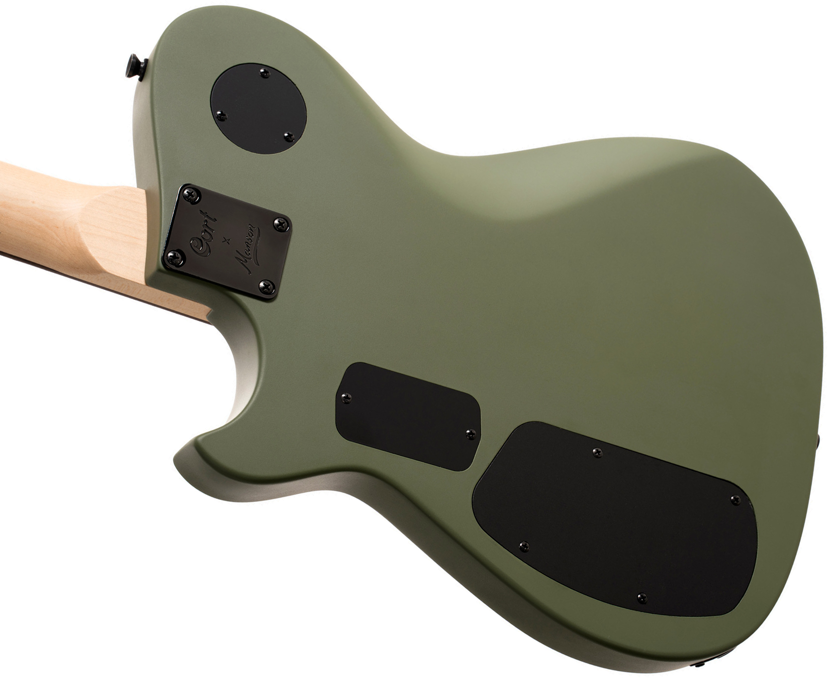 Cort Matthew Bellamy Mbm2h Sustainiac Meta Signature 2h Ht Lau - Satin Olive Green - E-Gitarre in Teleform - Variation 3