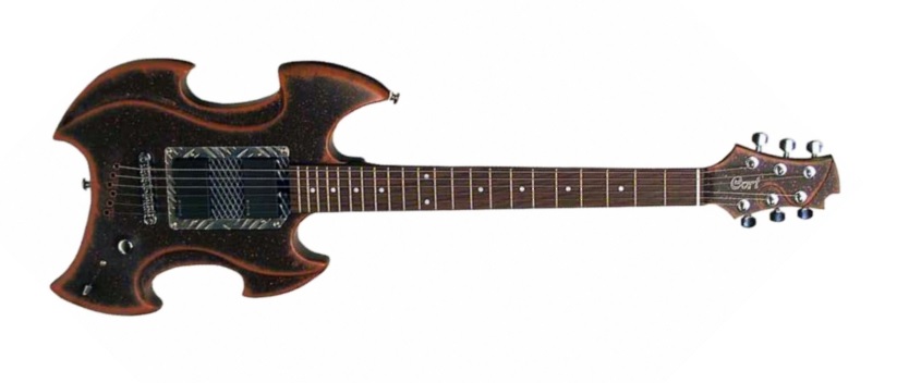 Cort Moscato 2 Ltd Hh Emg Ht - Dark Brown - E-Gitarre aus Metall - Variation 1