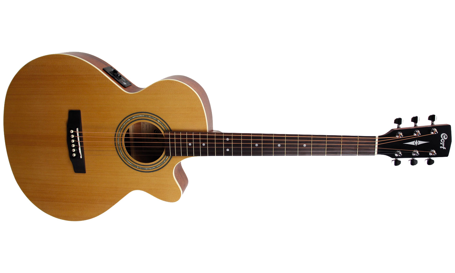 Cort Sfx-me - Natural Open Pore - Elektroakustische Gitarre - Variation 1