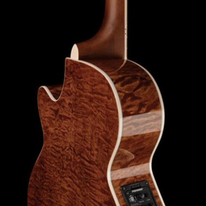 Cort Sfx10 Slim Body Cw Epicea Erable Ova - Antique Brown - Elektroakustische Gitarre - Variation 2