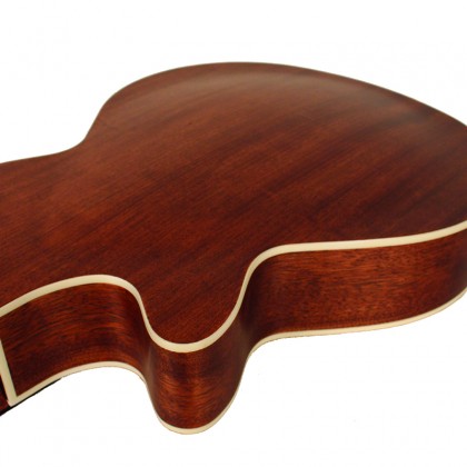 Cort Sfx1f Slim Body Cw Epicea Acajou Ova - Natural Satin - Elektroakustische Gitarre - Variation 2